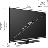 JVC LT-32VQF555D, QLED TV Nero
