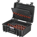 KNIPEX 00 21 35 LE cassetta per attrezzi Nero Polipropilene (PP), Cassetta portautensili Nero, Polipropilene (PP), Antipolvere, Resistente agli urti, Resistente all’acqua, 470 mm, 370 mm, 190 mm