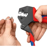KNIPEX 97 43 200, Pinza crimpatrice rosso/Blu