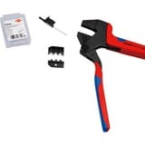 KNIPEX Pinza a crimpare sistema, Pinza crimpatrice rosso/Blu
