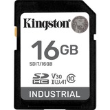 Kingston Industrial 16 GB SDHC Nero