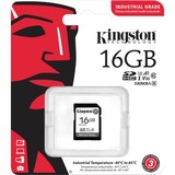 Kingston Industrial 16 GB SDHC Nero