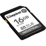 Kingston Industrial 16 GB SDHC, Scheda di memoria Nero
