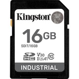 Kingston Industrial 16 GB SDHC, Scheda di memoria Nero