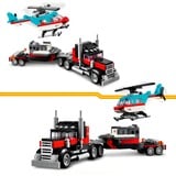 LEGO Autocarro con elicottero, Giochi di costruzione Set da costruzione, 7 anno/i, Plastica, 270 pz, 383 g