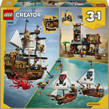 LEGO Creator 3-in-1 Nave pirata leggendaria, Giochi di costruzione 