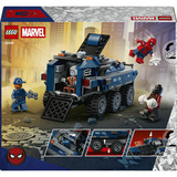 LEGO Marvel Super Heroes Spider-Man Insegue il trasporto carcerario, Giochi di costruzione Macchina Giocattolo, 4 Minifigure, Regalo 8+ Anni, Set da costruzione, 8 anno/i, Plastica, 367 pz, 543 g