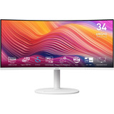 MSI Modern MD342CQPW, Monitor LED bianco