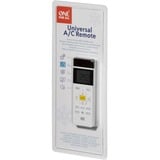 One for all URC 1035 telecomando IR Wireless Aria condizionata Pulsanti bianco, Aria condizionata, IR Wireless, Pulsanti, Display incorporato, Nero, Bianco