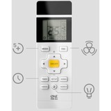 One for all URC 1035 telecomando IR Wireless Aria condizionata Pulsanti bianco, Aria condizionata, IR Wireless, Pulsanti, Display incorporato, Nero, Bianco