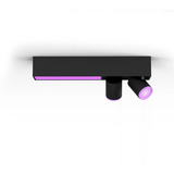Philips Hue White & Color Ambiance Centris Spot da soffitto 2 pezzi, Luce LED Nero