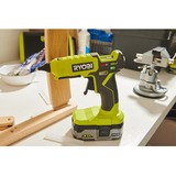 Ryobi Pistola per colla a caldo mini ONE+ RGLM18-0 con stazione di ricarica, 18Volt, Pistole colla a caldo verde/Nero