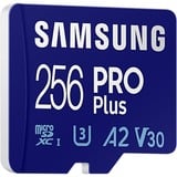 Samsung PRO Plus microSD Memory Card 256GB (2023), USB Card Reader incluso, Scheda di memoria USB Card Reader incluso, 256 GB, MicroSDXC, Classe 10, UHS-I, 180 MB/s, 130 MB/s