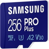 Samsung PRO Plus microSD Memory Card 256GB (2023), USB Card Reader incluso, Scheda di memoria USB Card Reader incluso, 256 GB, MicroSDXC, Classe 10, UHS-I, 180 MB/s, 130 MB/s