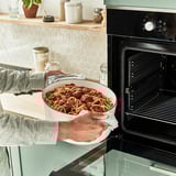 Tefal Brasiera ovale in ghisa Lov Ø 34cm, Torrefattore beige