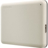 Toshiba Canvio Advance disco rigido esterno 2000 GB Bianco, Hard-disk beige, 2000 GB, 2.5", 2.0/3.2 Gen 1 (3.1 Gen 1), Bianco