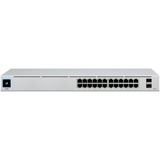 Ubiquiti UniFi 24-Port PoE Gestito L2/L3 Gigabit Ethernet (10/100/1000) Supporto Power over Ethernet (PoE) 1U Argento Gestito, L2/L3, Gigabit Ethernet (10/100/1000), Supporto Power over Ethernet (PoE), Montaggio rack, 1U