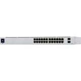 Ubiquiti UniFi 24-Port PoE Gestito L2/L3 Gigabit Ethernet (10/100/1000) Supporto Power over Ethernet (PoE) 1U Argento, Interruttore Gestito, L2/L3, Gigabit Ethernet (10/100/1000), Supporto Power over Ethernet (PoE), Montaggio rack, 1U