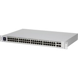 Ubiquiti UniFi USW-PRO-48 switch di rete Gestito L2/L3 Gigabit Ethernet (10/100/1000) 1U Argento grigio, Gestito, L2/L3, Gigabit Ethernet (10/100/1000), Montaggio rack, 1U