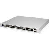 Ubiquiti UniFi USW-PRO-48 switch di rete Gestito L2/L3 Gigabit Ethernet (10/100/1000) 1U Argento, Interruttore grigio, Gestito, L2/L3, Gigabit Ethernet (10/100/1000), Montaggio rack, 1U