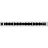 Ubiquiti UniFi USW-PRO-48 switch di rete Gestito L2/L3 Gigabit Ethernet (10/100/1000) 1U Argento, Interruttore grigio, Gestito, L2/L3, Gigabit Ethernet (10/100/1000), Montaggio rack, 1U