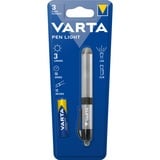 VARTA -LEDPL Torce, Torcia elettrica Penna con torcia, Argento, Alluminio, LED, 1 lampada(e), 3 lm