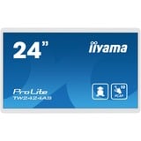 iiyama TW2424AS-W1 Monitor PC 60,5 cm (23.8") 1920 x 1080 Pixel 4K Ultra HD Touch screen Nero, Public Display bianco, 60,5 cm (23.8"), 1920 x 1080 Pixel, 4K Ultra HD, 14 ms, Nero