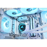 ALTERNATE Serie PC Personalizzata • Elementi Frost Thunder, PC Gaming bianco