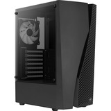 Aerocool WAVEBKV3 computer case Midi Tower Nero Nero, Midi Tower, PC, Nero, ATX, micro ATX, Mini-ITX, ABS, SPCC, Blu, Verde, Rosso