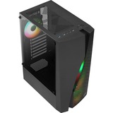 Aerocool WAVEBKV3 computer case Midi Tower Nero Nero, Midi Tower, PC, Nero, ATX, micro ATX, Mini-ITX, ABS, SPCC, Blu, Verde, Rosso