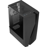 Aerocool WAVEBKV3 computer case Midi Tower Nero Nero, Midi Tower, PC, Nero, ATX, micro ATX, Mini-ITX, ABS, SPCC, Blu, Verde, Rosso