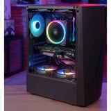 Aerocool WAVEBKV3 computer case Midi Tower Nero Nero, Midi Tower, PC, Nero, ATX, micro ATX, Mini-ITX, ABS, SPCC, Blu, Verde, Rosso