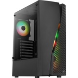 Aerocool WAVEBKV3 computer case Midi Tower Nero Nero, Midi Tower, PC, Nero, ATX, micro ATX, Mini-ITX, ABS, SPCC, Blu, Verde, Rosso