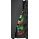 Aerocool WAVEBKV3 computer case Midi Tower Nero Nero, Midi Tower, PC, Nero, ATX, micro ATX, Mini-ITX, ABS, SPCC, Blu, Verde, Rosso