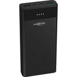 Ansmann 1700-0112 batteria portatile Polimeri di litio (LiPo) 24000 mAh Antracite, Powerbank Nero, Antracite, GPS, MP3/MP4, Telefono cellulare/smartphone, Notebook/netbook, Tablet, LED, Rettangolo, Attività, status, Polimeri di litio (LiPo)