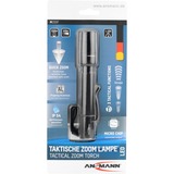 Ansmann M200F Nero Torcia a mano, Torcia elettrica Nero, Torcia a mano, Nero, Alluminio, 1 m, IP54, 1 lampada(e)