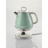 Ariete 2868 Bollitore Elettrico Vintage 1 Litro - Infusi, Tè e Tisane - Autospegnimento - Acciaio Inox - 1 Litro - 1600 Watt - Verde verde chiaro, Tè e Tisane - Autospegnimento - Acciaio Inox - 1 Litro - 1600 Watt - Verde, 1 L, 1630 W, Verde, Metallo, Senza filo, Filtro