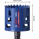 Bosch Sega a tazza multi materiale PC Plus EXPERT, Ø 67mm 