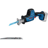Bosch Seghetto alternativo a batteria GSA 18V-24 Professional solo, 18 Volt, Scambiarsi sega blu/Nero