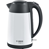 Bosch TWK3P421 bollitore elettrico 1,7 L 2400 W Nero, Bianco bianco/Nero, 1,7 L, 2400 W, Nero, Bianco, Acciaio inossidabile, Indicatore del livello dell'acqua, Arresto di sicurezza contro il surriscaldamento