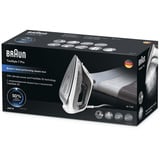 Braun TexStyle 7 Pro SI7149WB Ferro da stiro a secco e a vapore EloxalPlus soleplate 2900 W Nero, Bianco bianco/Nero, Ferro da stiro a secco e a vapore, EloxalPlus soleplate, 2,5 m, 220 g/min, Nero, Bianco, 50 g/min