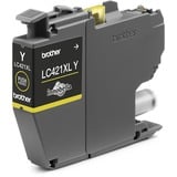 Brother LC421XLY cartuccia d'inchiostro 1 pz Originale Giallo Giallo, 1 pz, 500 pagine, Confezione singola