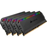 Corsair Dominator CMT128GX4M4E3200C16 memoria 128 GB 4 x 32 GB DDR4 3200 MHz Nero, 128 GB, 4 x 32 GB, DDR4, 3200 MHz, 288-pin DIMM