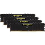 Corsair Vengeance LPX 32GB, DDR4, 3200 MHz memoria 4 x 8 GB DDR4, 3200 MHz, 32 GB, 4 x 8 GB, DDR4, 3200 MHz, 288-pin DIMM, Nero