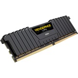 Corsair Vengeance LPX 32GB, DDR4, 3200 MHz memoria 4 x 8 GB DDR4, 3200 MHz, 32 GB, 4 x 8 GB, DDR4, 3200 MHz, 288-pin DIMM, Nero