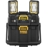 DEWALT Cassetta per attrezzi ToughSystem con luci, Cassetta portautensili Nero/Giallo