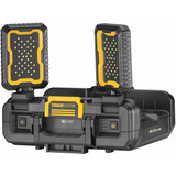 DEWALT Cassetta per attrezzi ToughSystem con luci, Cassetta portautensili Nero/Giallo