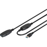 Digitus Cavo di prolunga USB 3.2 Gen 1 attivo, 20 metri Nero
