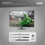 Digitus DB-340201-020-S, Cavo Nero/grigio