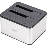 Digitus Docking station per HDD SATA doppio argento/Nero
